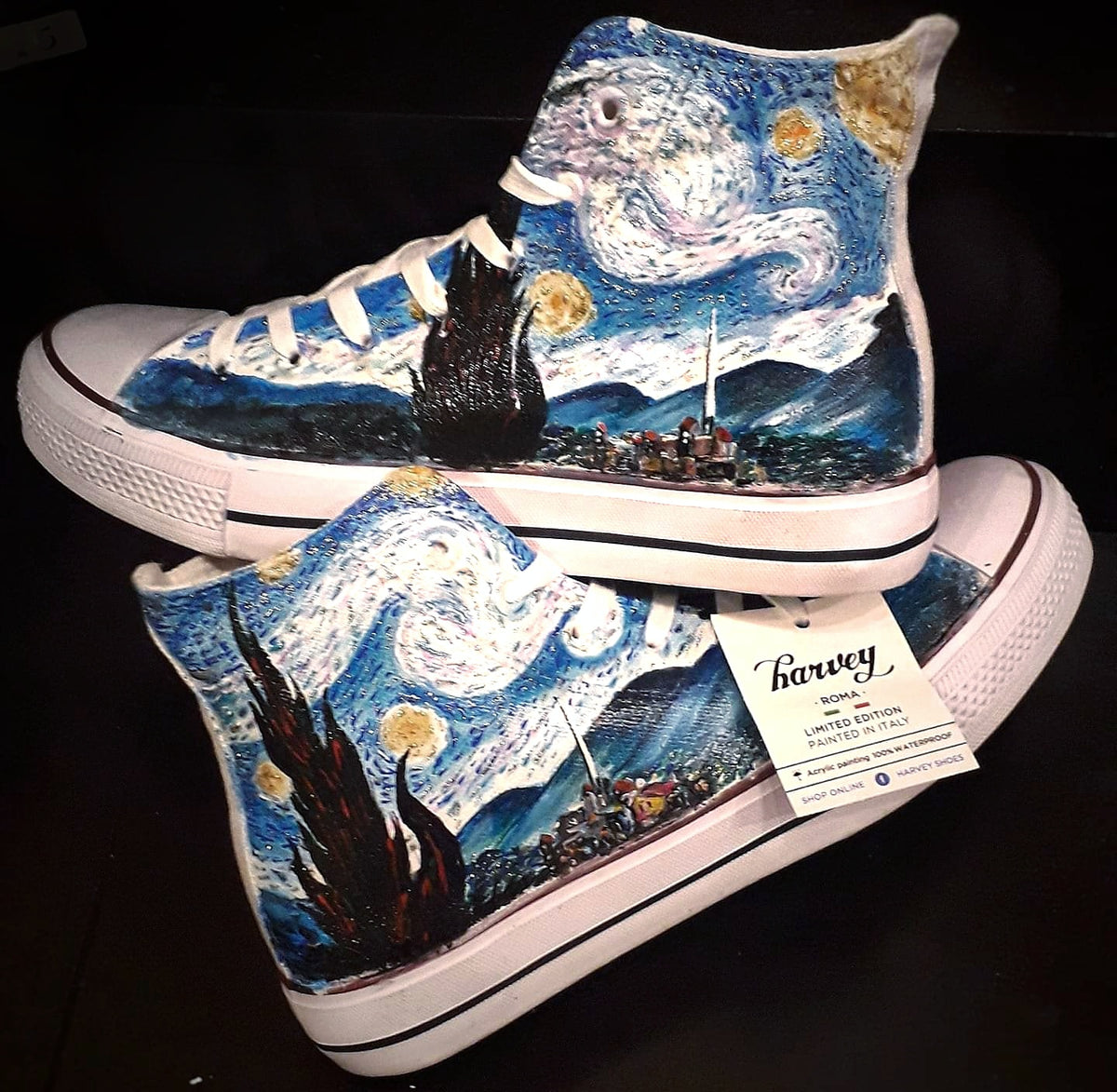 Starry night converse hot sale